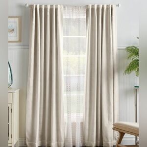 Bedford Woven Plaid 50 X95 Blackout Backtab Panel Pair 50x95”